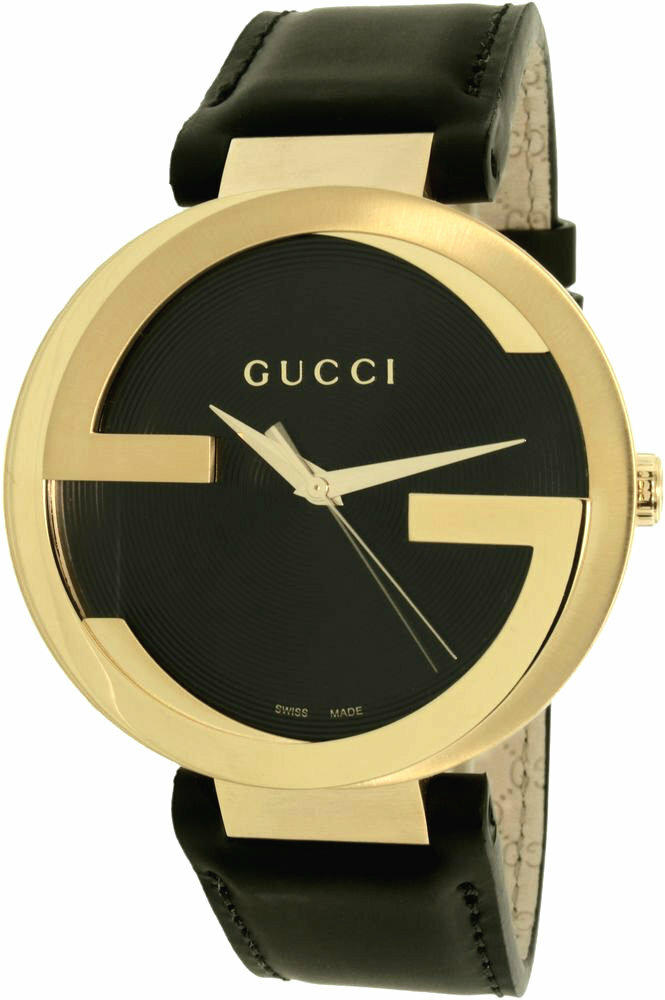 GUCCI Interlocking Latin Grammy Special-ED Leather Men's Watch YA133212 Questions & Answers