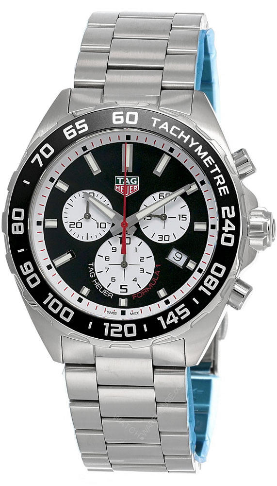 TAG HEUER Formula-1 43MM CHRONO Black Dial Men's Watch CAZ101E.BA0842 Questions & Answers