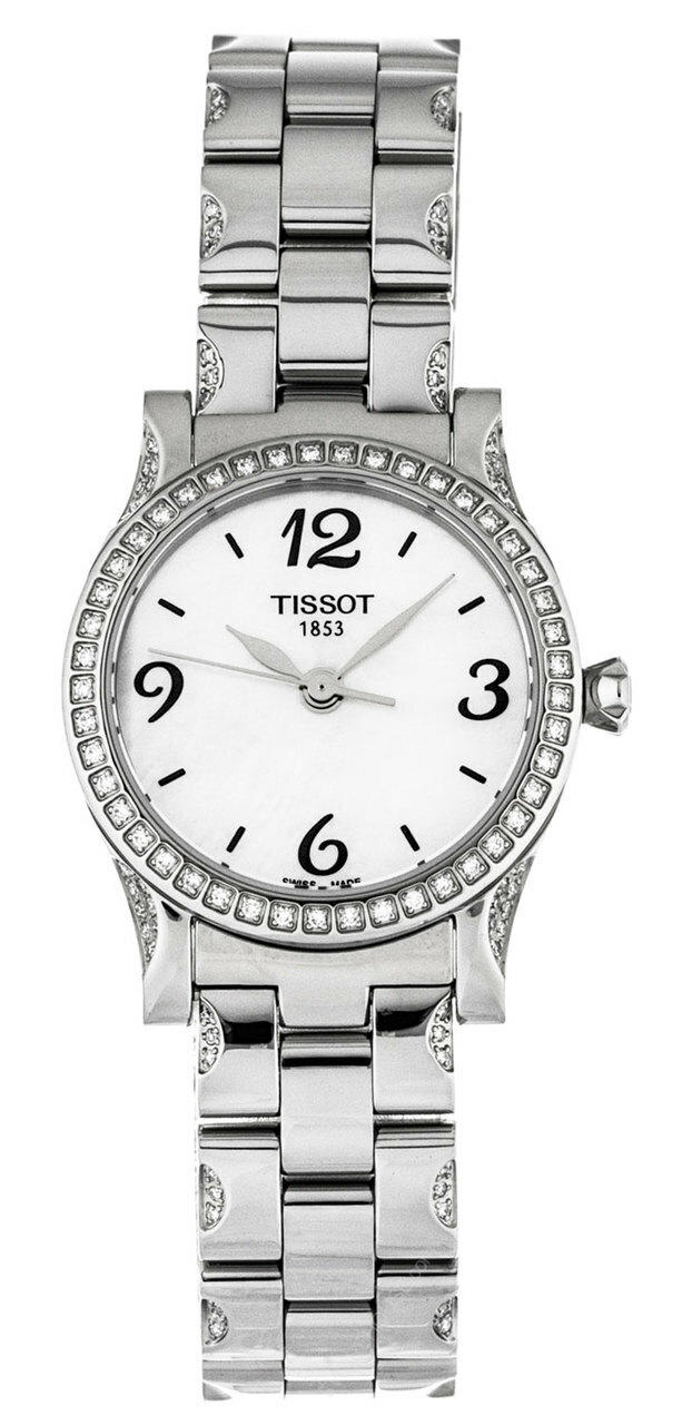 TISSOT Stylis-T White Pearl Dial Diamond Women's Watch T0282101111700 Questions & Answers