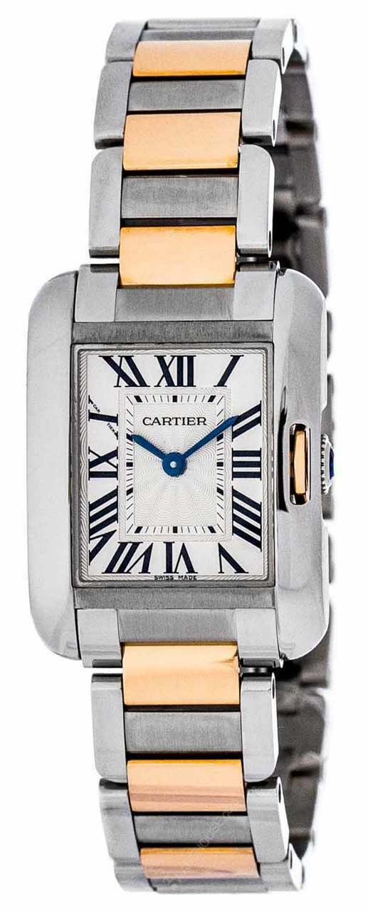 CARTIER Tank Anglaise SM Quartz 18K Rose Gold Women's Watch W5310019 Questions & Answers