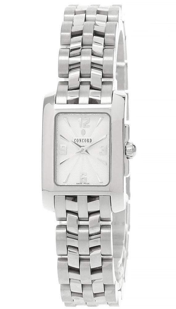 CONCORD Sportivo 21MM SS Silver Dial Women's Watch 0310404 Questions & Answers