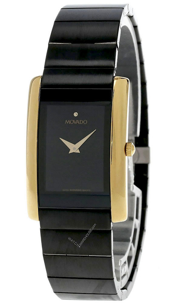 MOVADO La Nouvelle BLK Dial Gold Bezel Women's Watch 87.C1.420.2 Questions & Answers