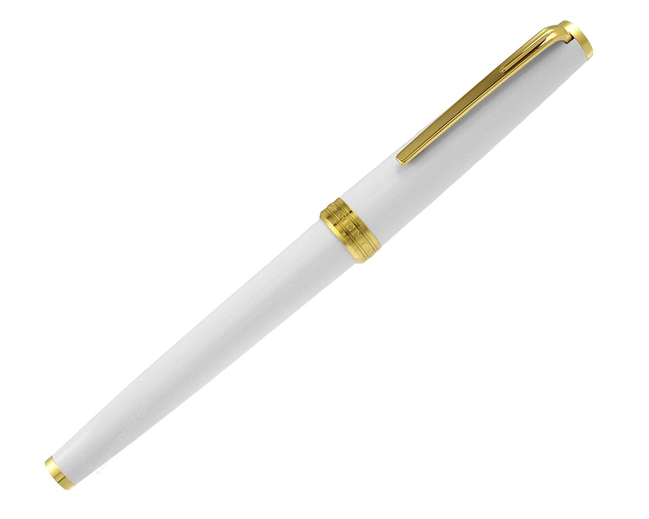 MONTBLANC PIX White Barrel & Cap with Gold Coated Clip Rollerball 117658 Questions & Answers