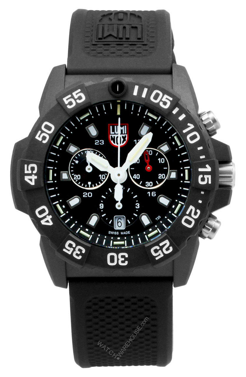 LUMINOX Navy Seal 45MM Chronograph Quartz Men's Watch XS.3581 Questions & Answers