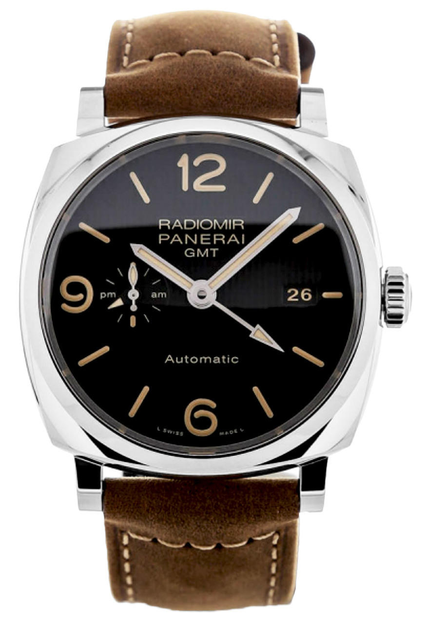 Is the Panerai 657 new ? And has black dial Edith vertical stripes ?