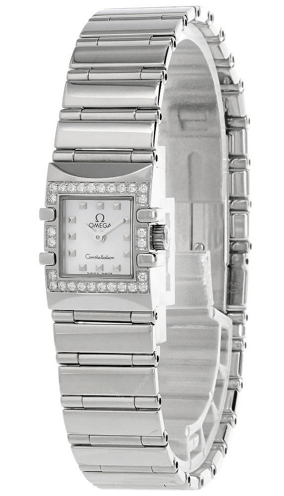 OMEGA Constellation QUADRA MINI 20MM Diamond Bezel Women's Watch 1537.71.00/15377100 Questions & Answers