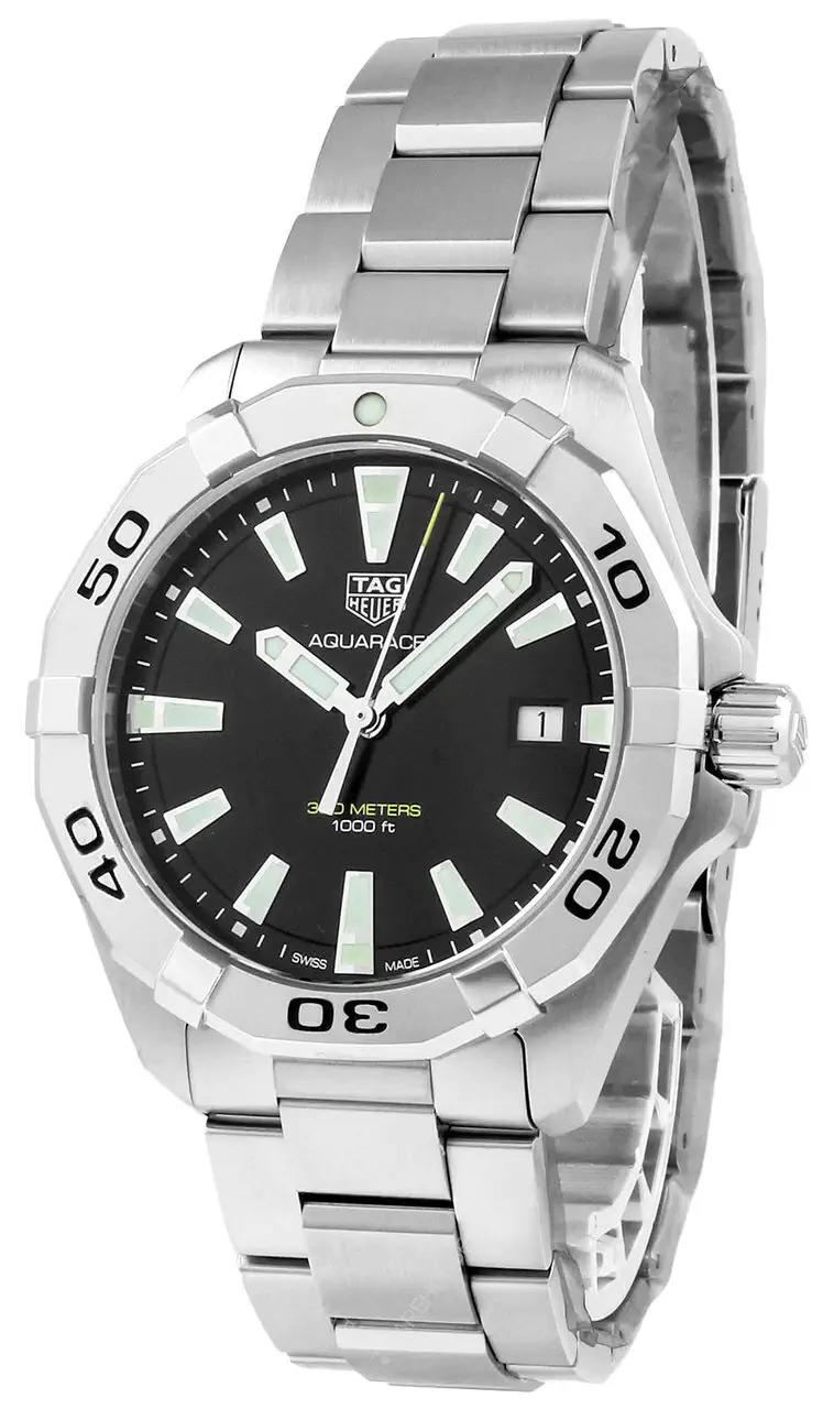 TAG HEUER Aquaracer 41MM Quartz Black Dial Men's Watch WBD1110.BA0928 Questions & Answers