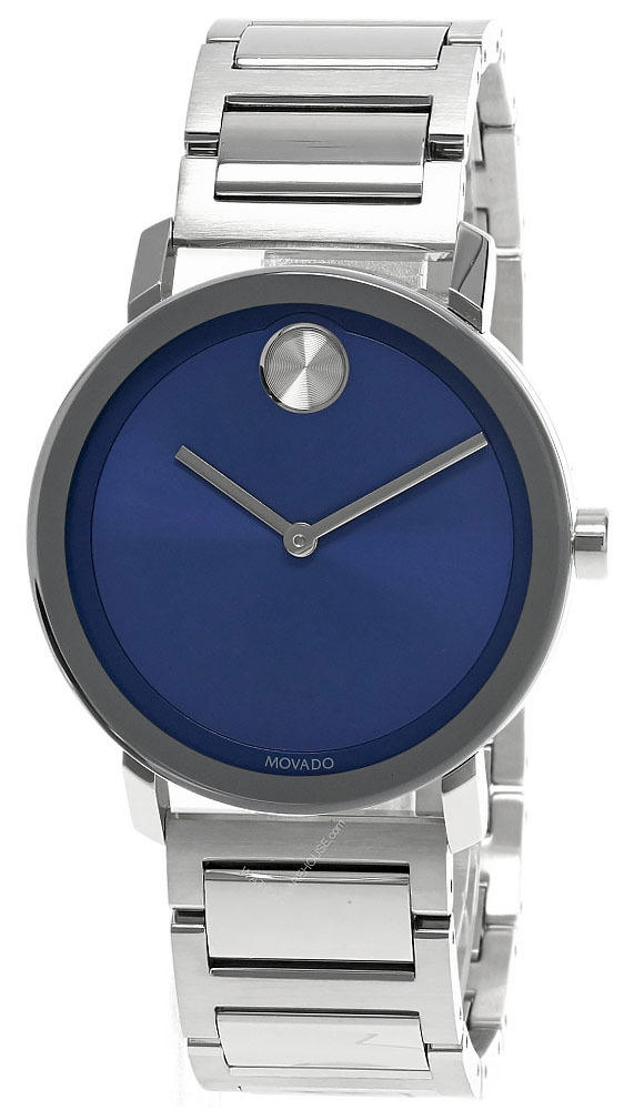 MOVADO Bold Blue Museum Dial Stainless Steel Men's Watch 3600668 Questions & Answers