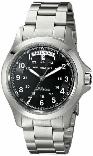 HAMILTON Khaki Field King SS Automatic Men's Watch H64455133 Questions & Answers