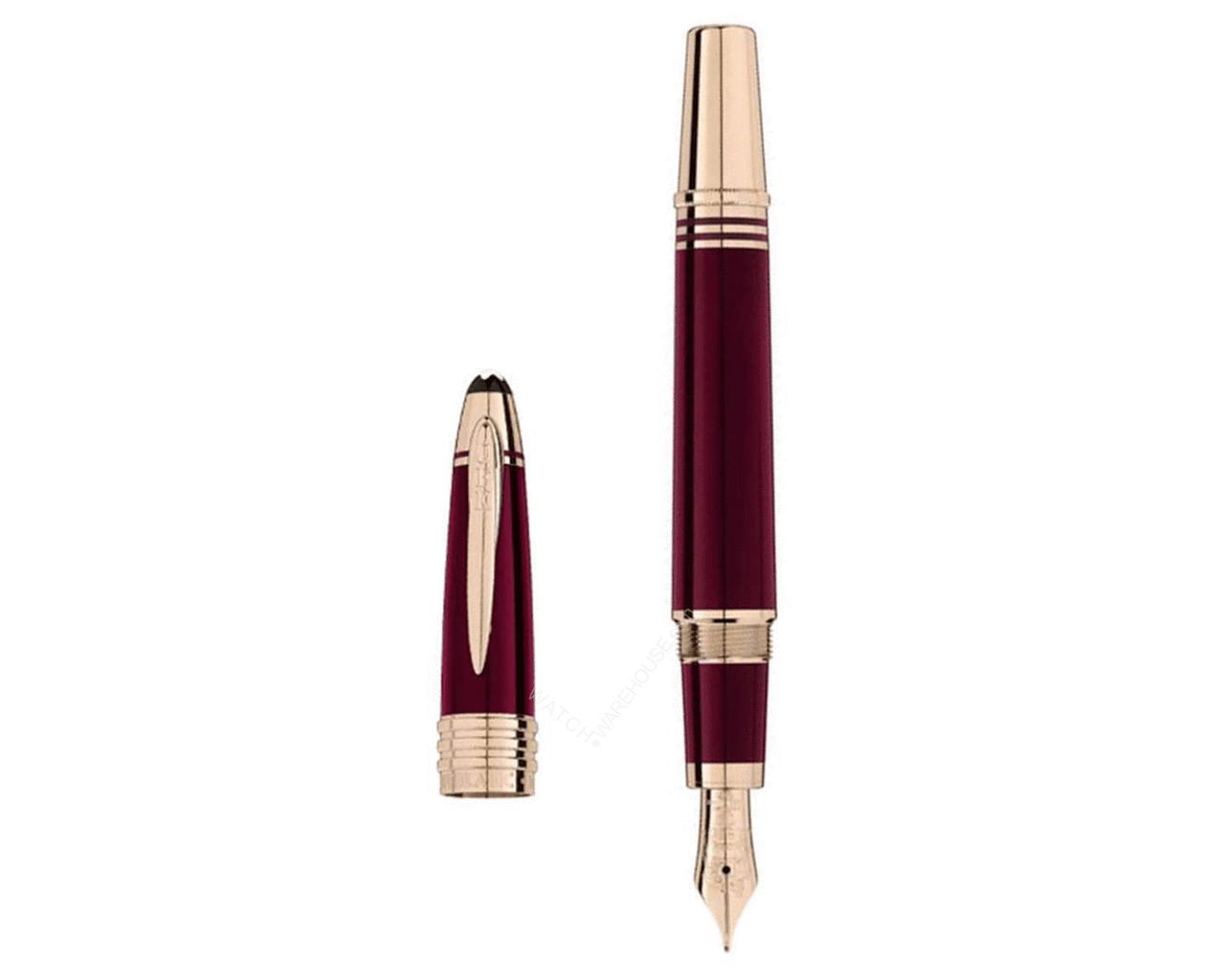 MONTBLANC JOHN F. KENNEDY M SPECIAL EDITION BURGUNDY FOUNTAIN PEN 118051