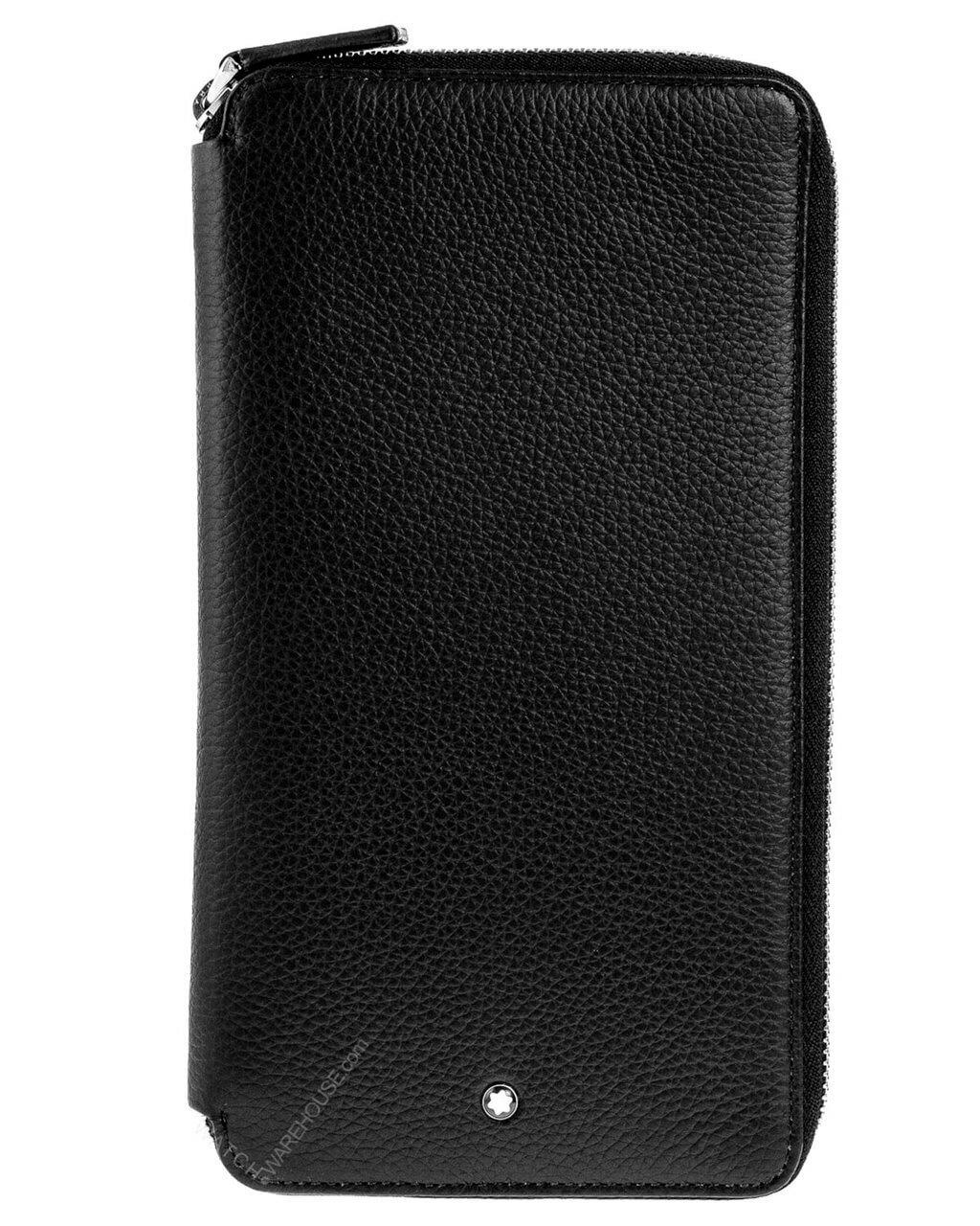 MONTBLANC Meisterstuck Black Leather 13cc Travel Zipper Wallet 113304 Questions & Answers