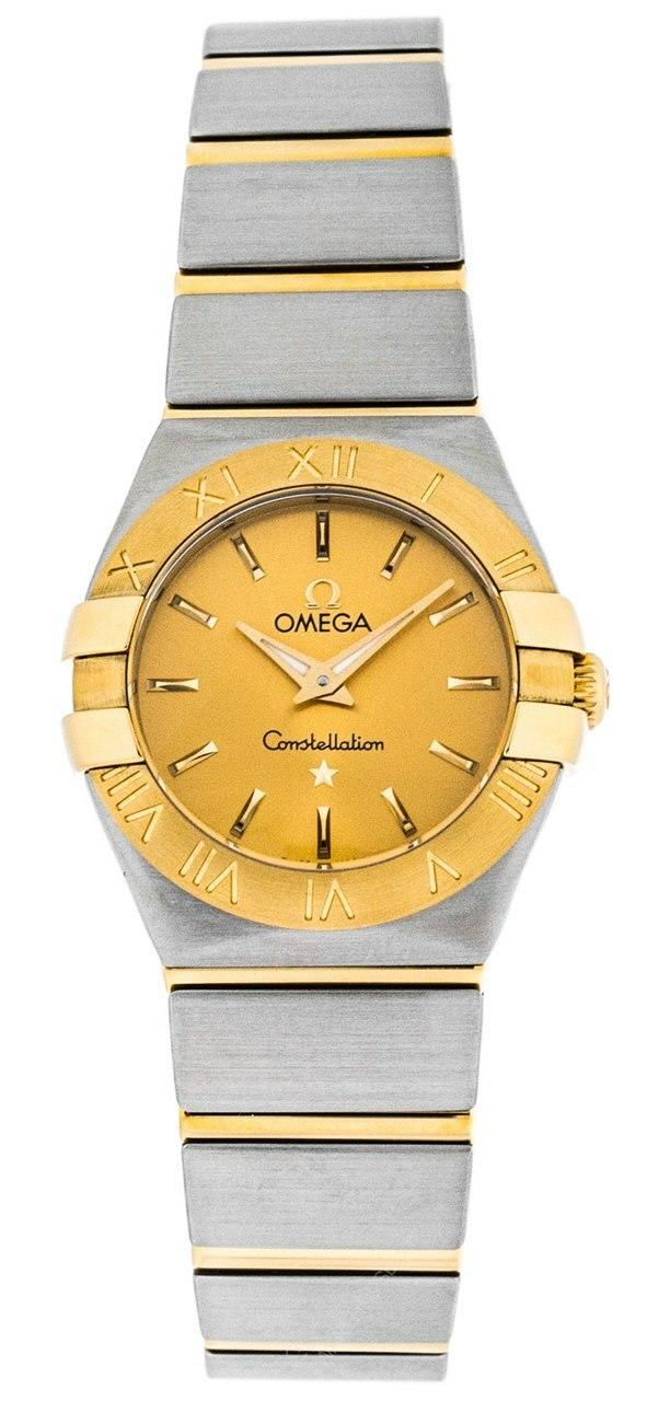 OMEGA Constellation 24MM 18K Gold SS Women's Watch 123.20.24.60.08.001 Questions & Answers