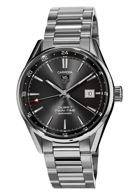 TAG HEUER Carrera 41MM Automatic Anthracite Dial Men's WAR2012.BA0723 Questions & Answers