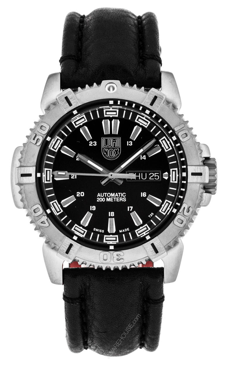 LUMINOX Modern Mariner 45MM Automatic Day Date Men's Watch XS.6501.NV Questions & Answers