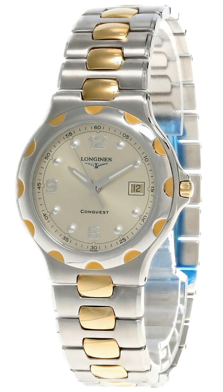 LONGINES Conquest 38MM Quartz SS Champaign Dial Men's Watch L16333366 Questions & Answers