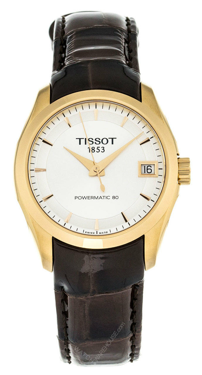 TISSOT Couturier Powermatic 80 Rose Gold Women's Watch T035.207.36.031.00 Questions & Answers