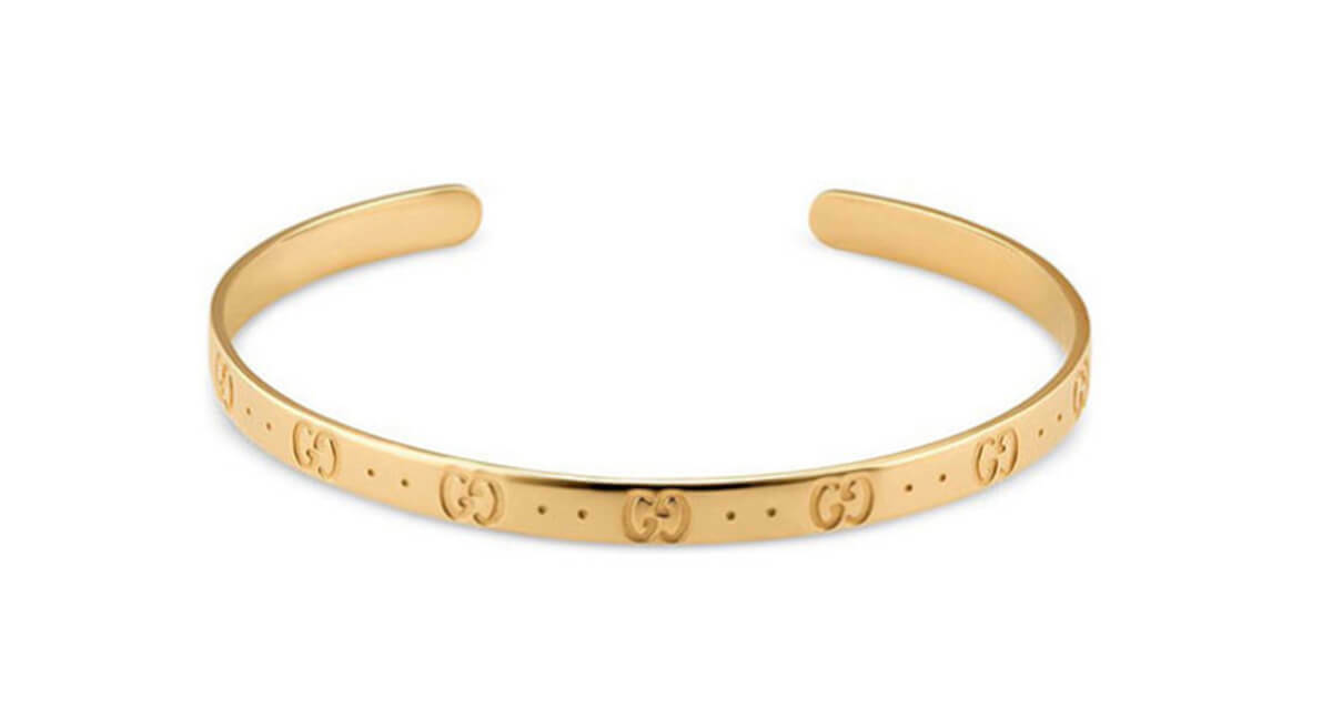 GUCCI Icon Thin 4MM 18K Yellow Gold Women's Bracelet YBA434524001017 Questions & Answers