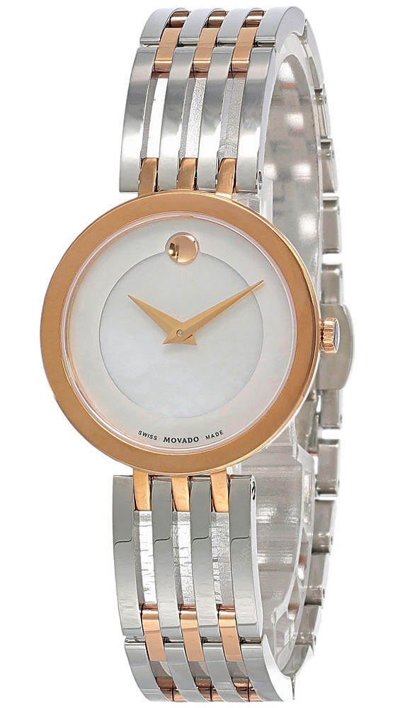 MOVADO Esperanza 28MM White Mother of Pearl Dial Women's Watch 0607114 Questions & Answers