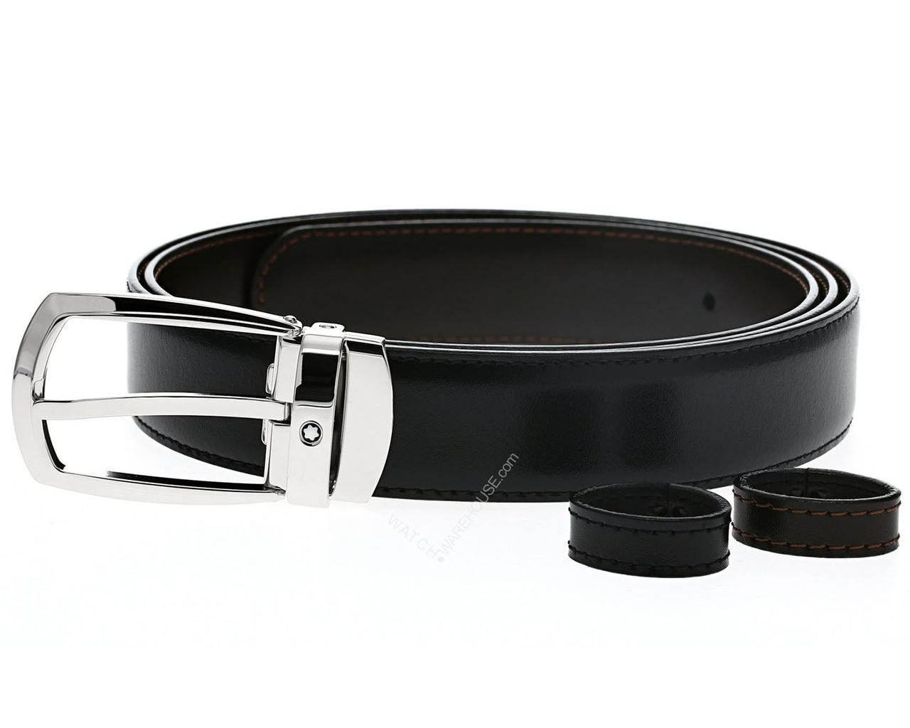 MONTBLANC Reversible Black/Brown Cut-to-Size Business LTHR Belt 112960 Questions & Answers