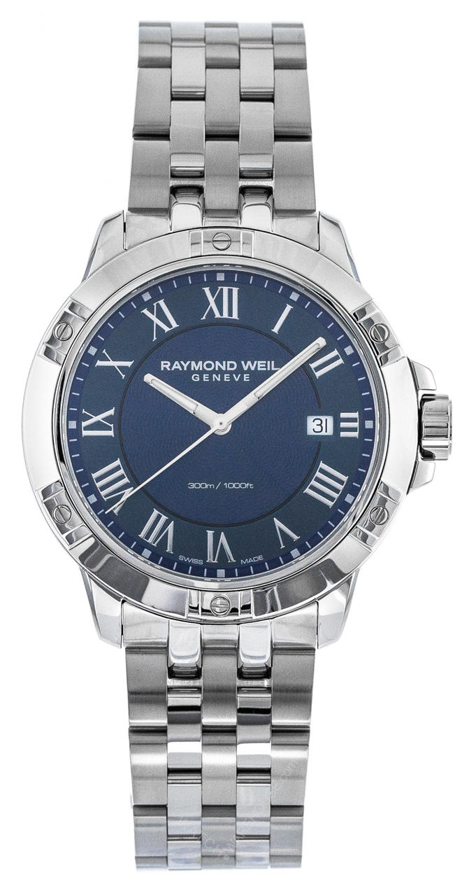 RAYMOND WEIL Tango 41MM Quartz SS Blue Dial Men's Watch 8160-ST-00508 Questions & Answers