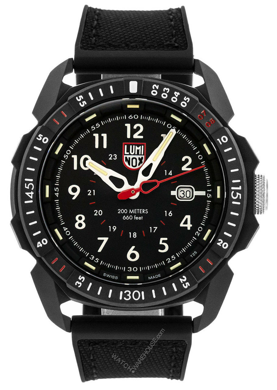 LUMINOX ICE SAR Artic Black Dial 46MM Quartz Men's Watch XL.1001 Questions & Answers