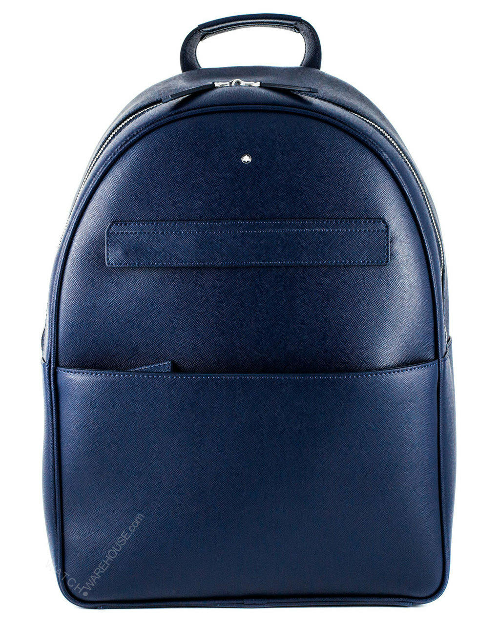 MONTBLANC Sartorial Large Dome Indigo Italian Leather Backpack 116755 Questions & Answers