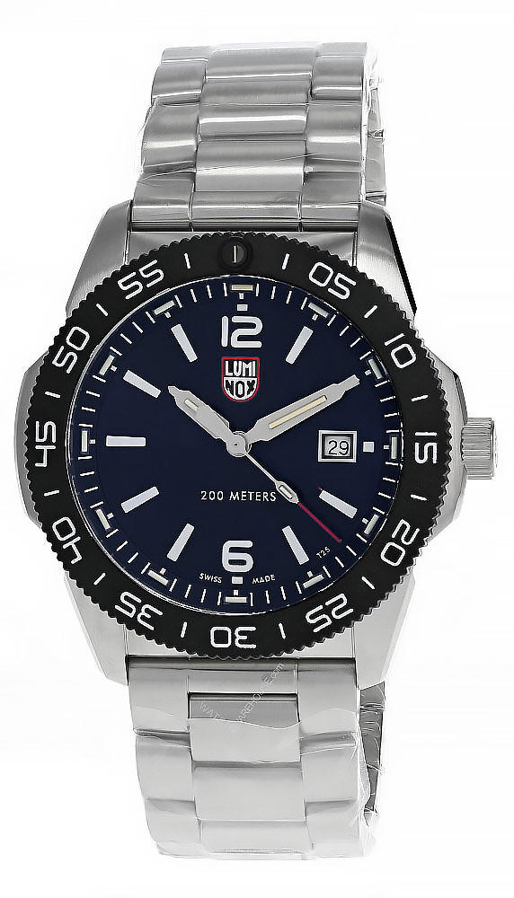 LUMINOX Navy Seal 3120 44MM Quartz S-Steel Blue Dial Men's Watch XS.3123 Questions & Answers