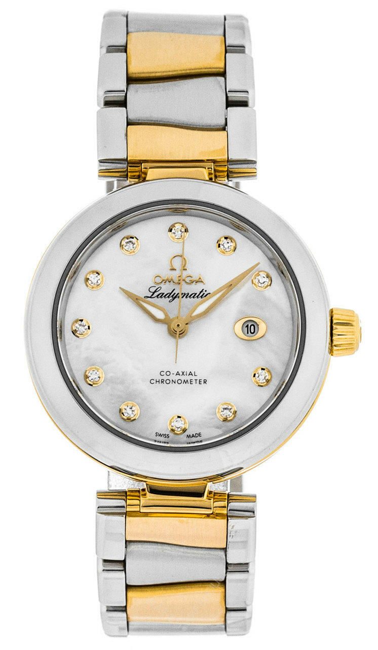 OMEGA Ladymatic Co-axial MOP Dial Diamond Watch 425.20.34.20.55.003 Questions & Answers