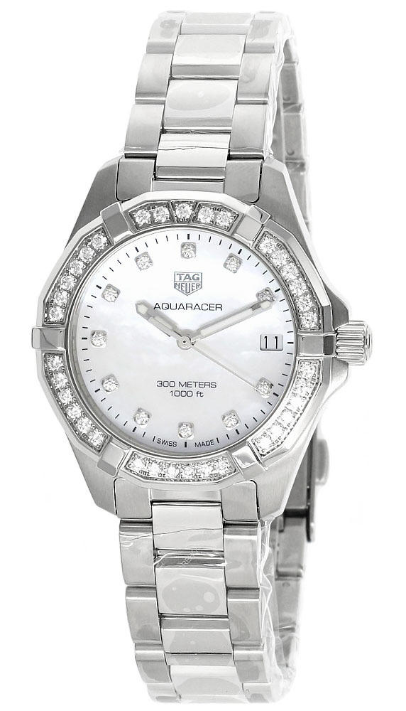 TAG HEUER Aquaracer S-Steel White MOP Dial Women's Watch WBD1315.BA0740 Questions & Answers