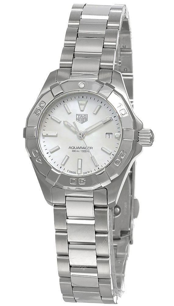 TAG HEUER Aquaracer 27MM White MOP Dial Women's Watch WBD1411.BA0741 Questions & Answers