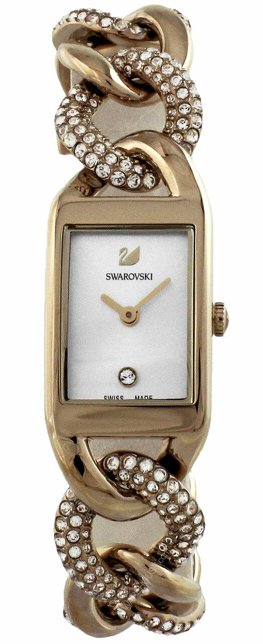 SWAROVSKI Cocktail SS Champagne Silver Dial 24.5MMx16.5MM Watch 5519321 Questions & Answers