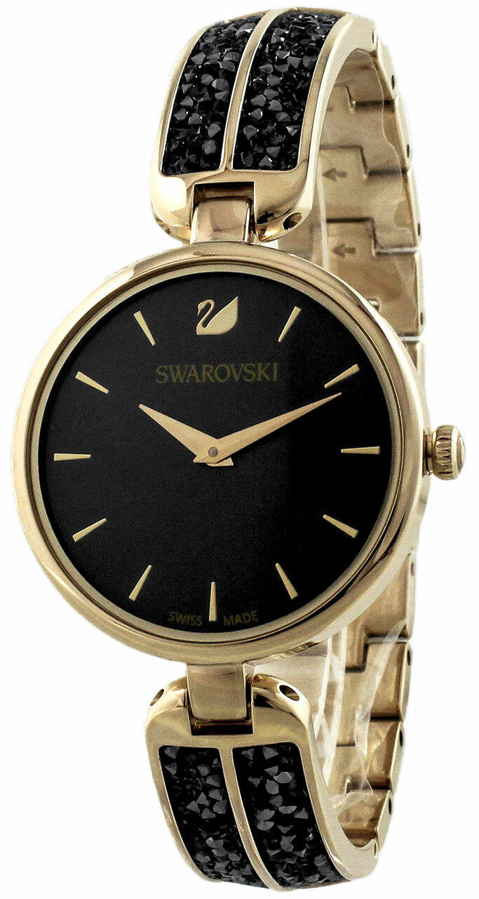 SWAROVSKI Dream Rock Gray Dial Champagne Gold Women's Watch 5519315 Questions & Answers