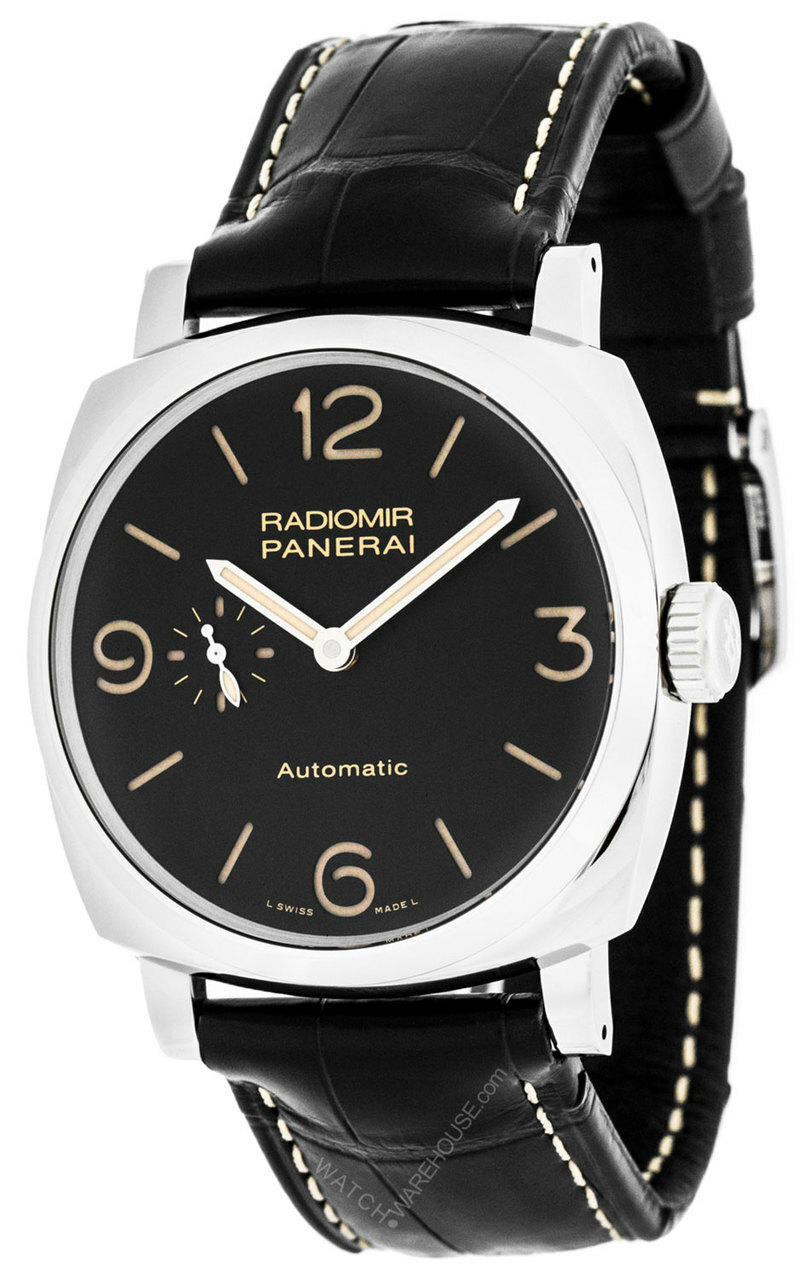 PANERAI Radiomir 1940 3 Days Acciaio 45MM Automatic Watch PAM00572 Questions & Answers