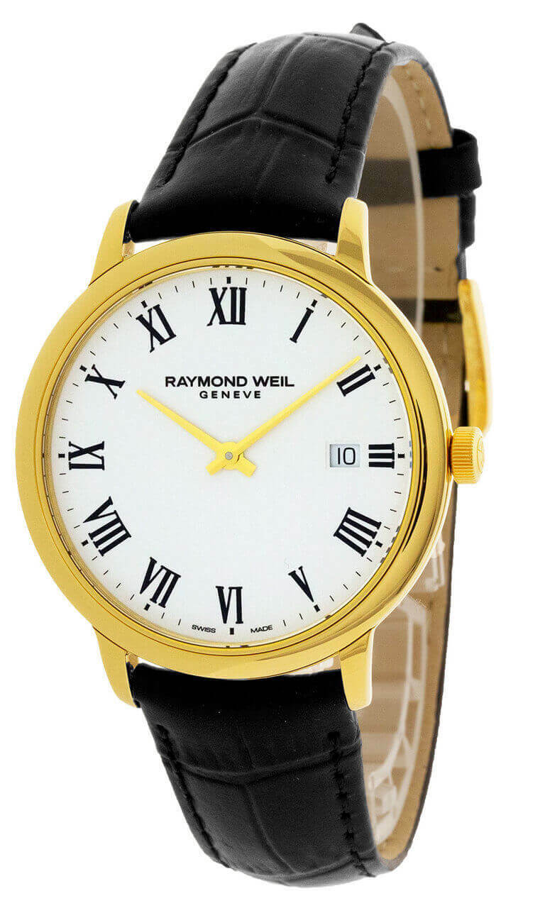 RAYMOND WEIL Toccata 39MM White Dial LTHR Men's Watch 5485-PC-00300 Questions & Answers