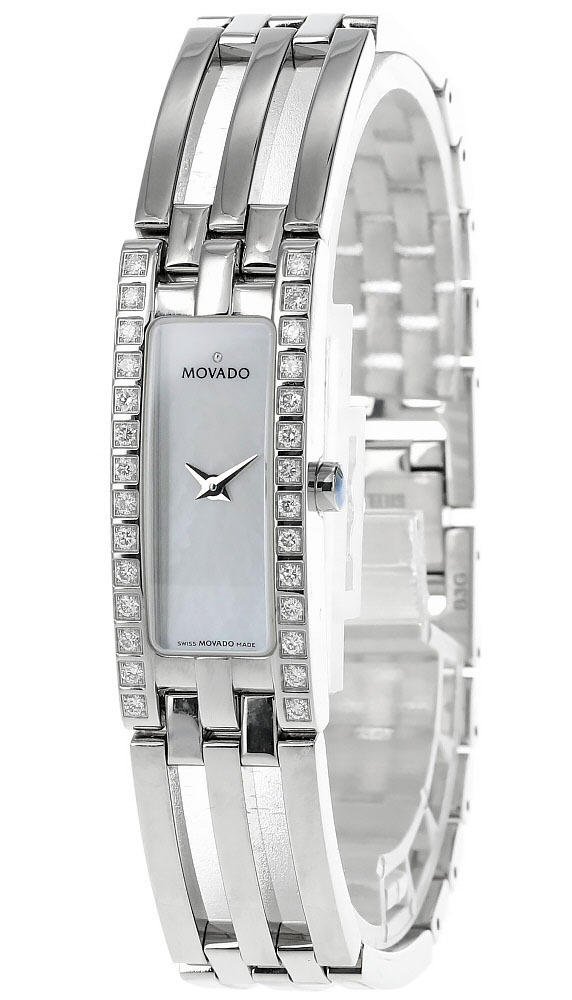 MOVADO Esperanza 14MM Quartz SS Diamond Bracelet Women's Watch 0604547 Questions & Answers