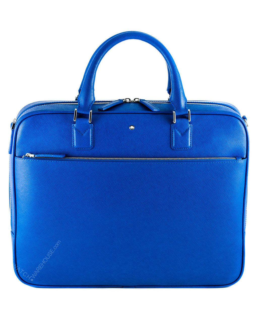 the description states "turquoise" color for the briefcase, but the website shows royal blue. which one please?