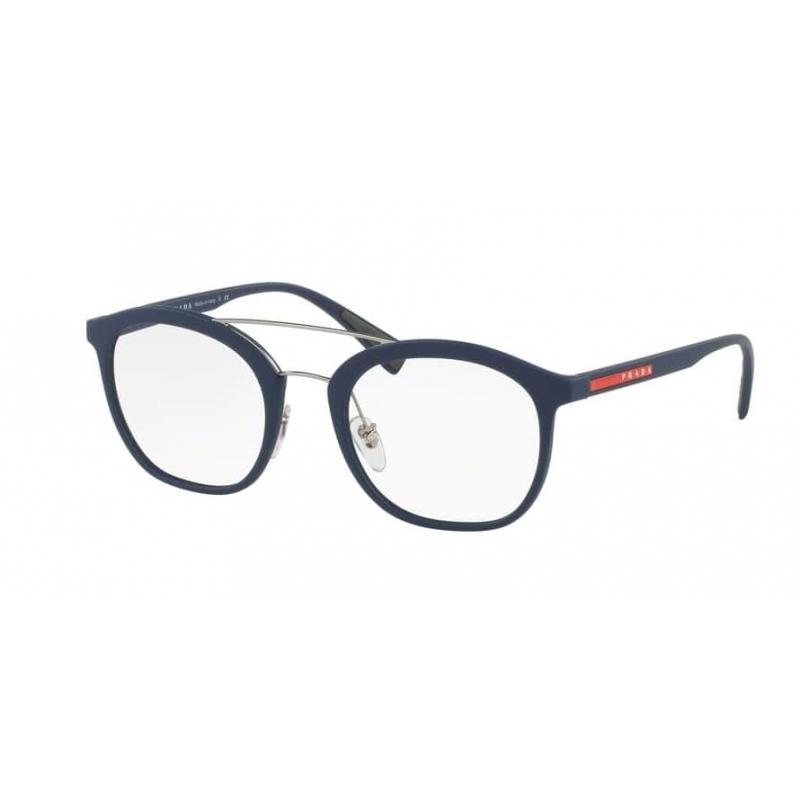 Prada Phantos Blue Full Rim Frame Men's Eyewear 0PS02HV-U6W1O1-52 Questions & Answers