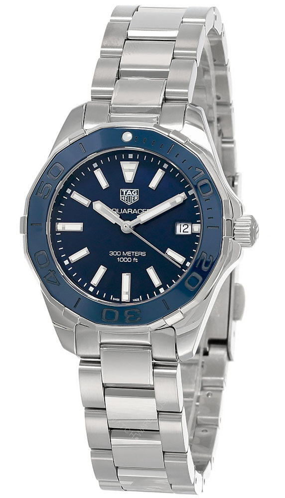 TAG HEUER Aquaracer 35MM SS Blue MOP Dial Women's Watch WAY131S.BA0748 Questions & Answers