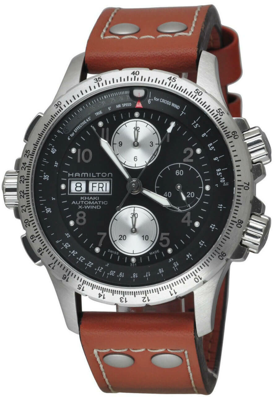 HAMILTON Khaki Aviation X-Wind Chronograph AUTO Men's Watch H77616533 Questions & Answers