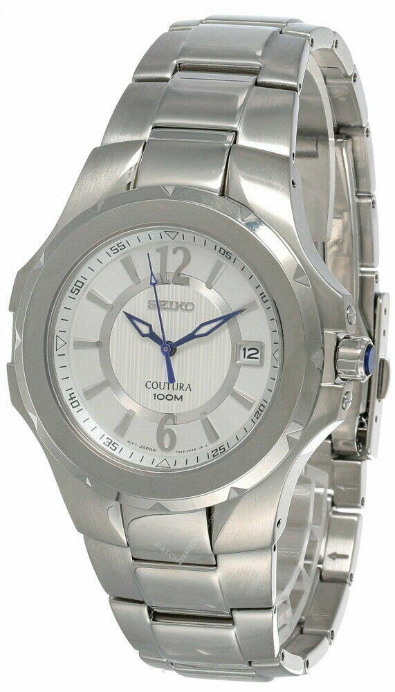 SEIKO Coutura 42MM White Dial SS Bracelet Men's Watch SGEE65 Questions & Answers