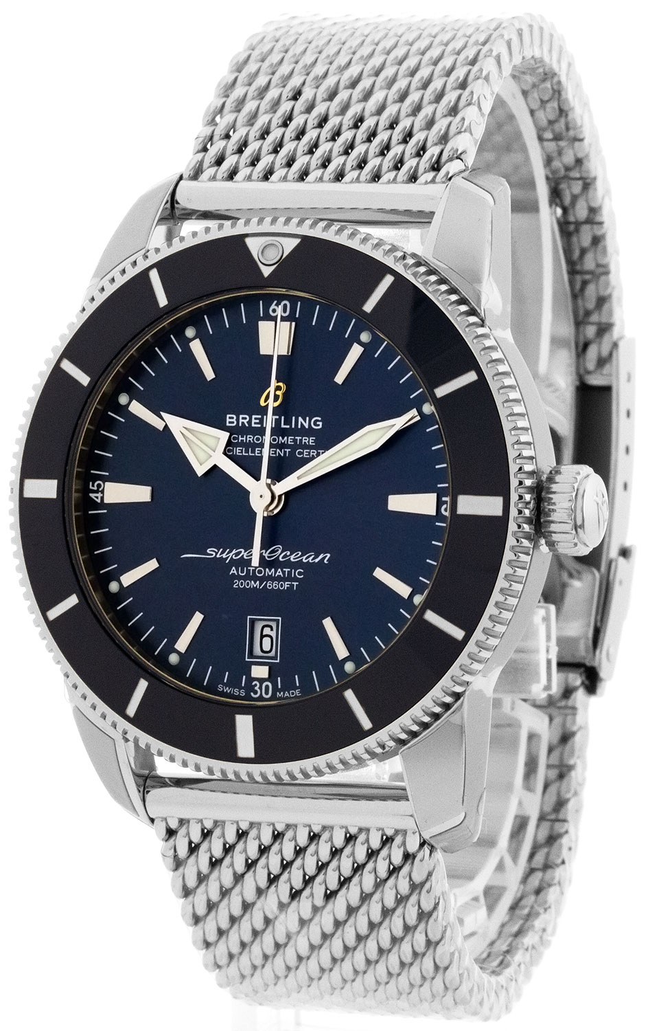 BREITLING Superocean Heritage II AUTO 46MM Blue-D Watch AB2020161C1A1 Questions & Answers