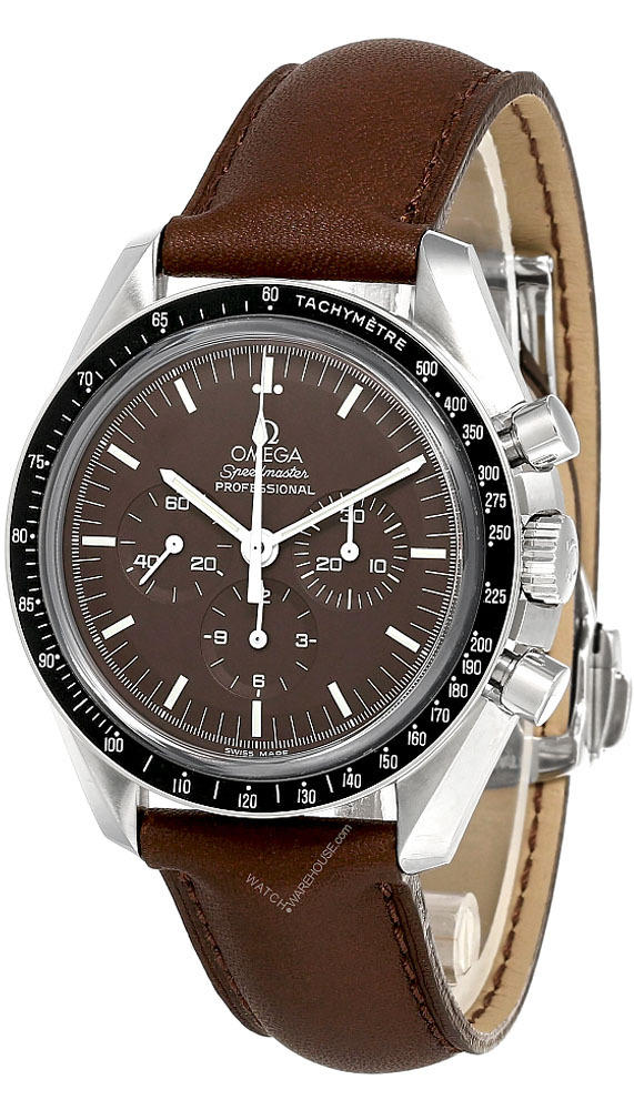 OMEGA Speedmaster Moonwatch 42MM Brown Dial LTHR Men's Watch 311.32.42.30.13.001 Questions & Answers