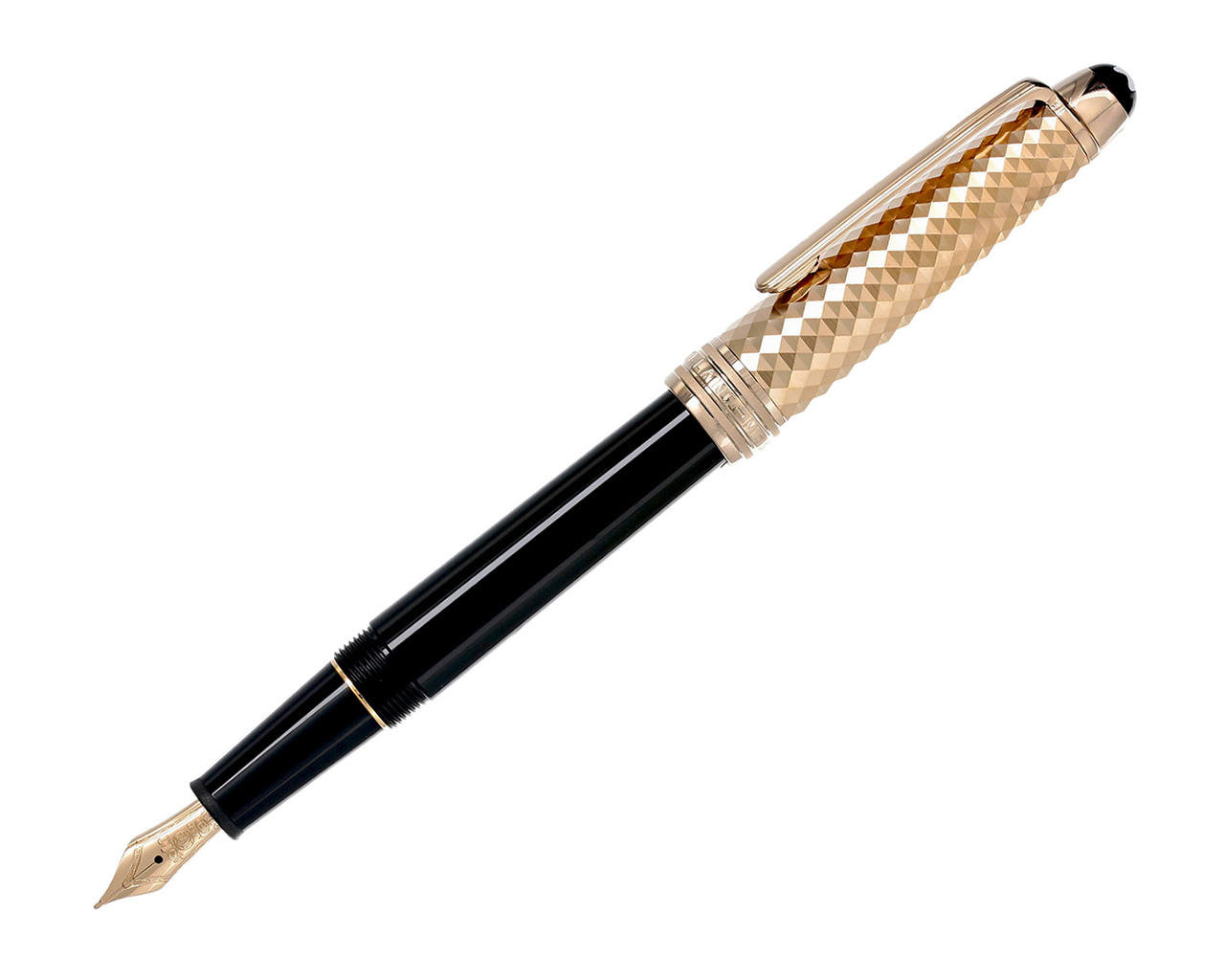 MONTBLANC Meisterstück Solitaire Doué Geometric Dimension Classique Fountain Pen 113328 Questions & Answers