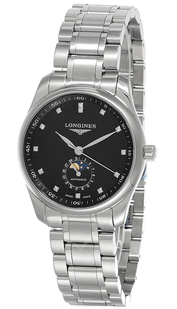 LONGINES Master Moonphase 40MM AUTO SS Black Dial Men's Watch L2.909.4.57.6 Questions & Answers