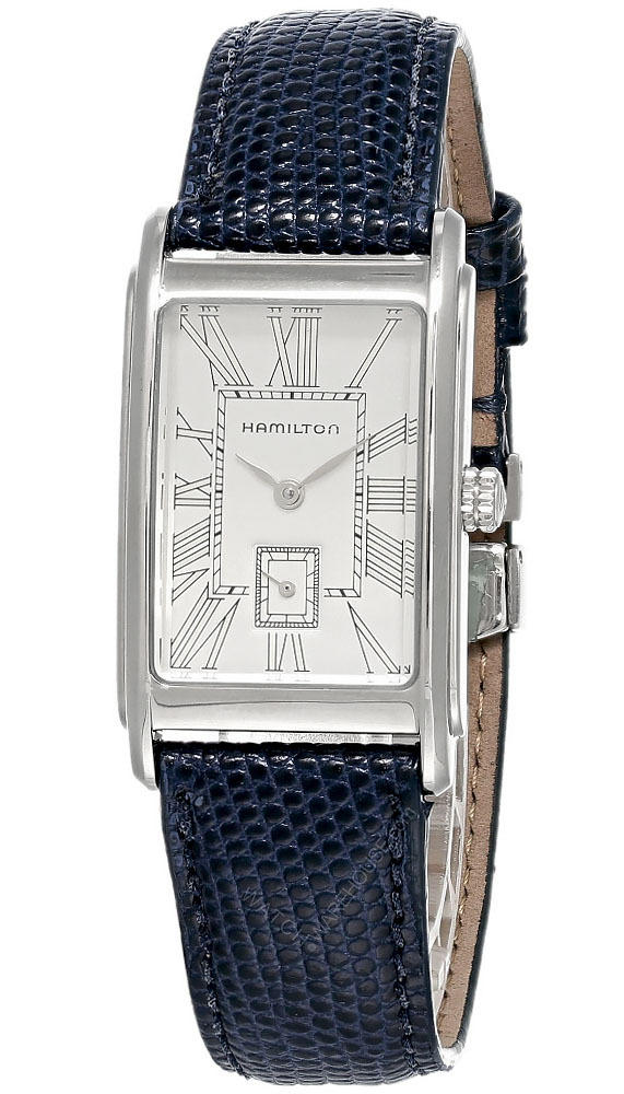 HAMILTON Quartz Silver Dial Blue Leather Strap Men's Watch H114110 Questions & Answers