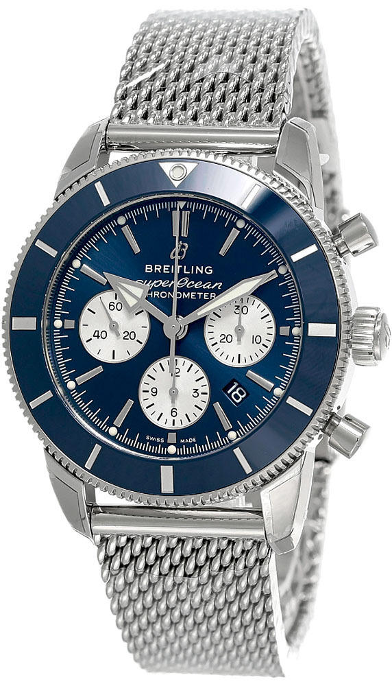 BREITLING Superocean Heritage II 44MM CHRONO SS Men's Watch AB0162161C1A1 Questions & Answers