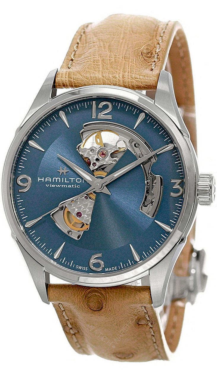 HAMILTON Jazzmaster Open Heart 42MM AUTO LTHR Strap Men's Watch H32705842 Questions & Answers