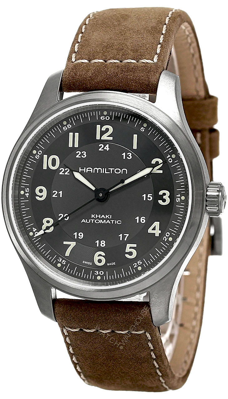 HAMILTON Khaki Field Automatic 42MM BLK Dial Men's Watch H70545550 Questions & Answers