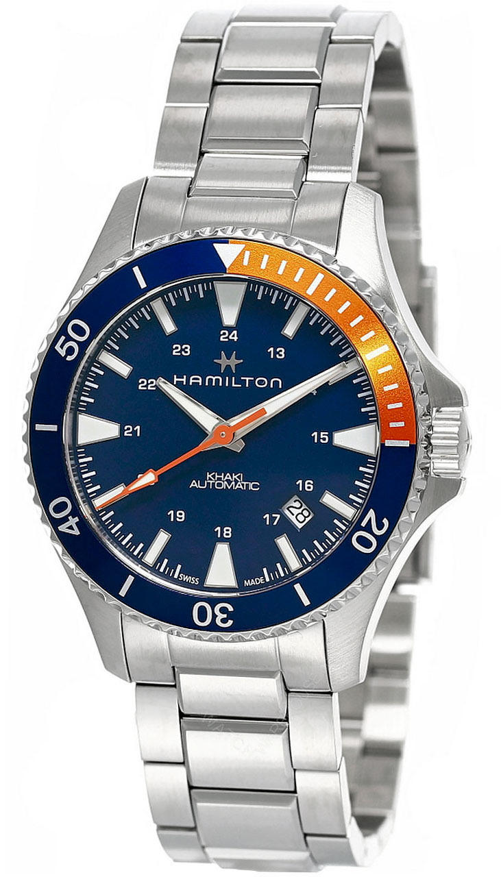 HAMILTON Khaki Navy Scuba 40MM AUTO SS Blue Dial Men's Watch H82365141 Questions & Answers