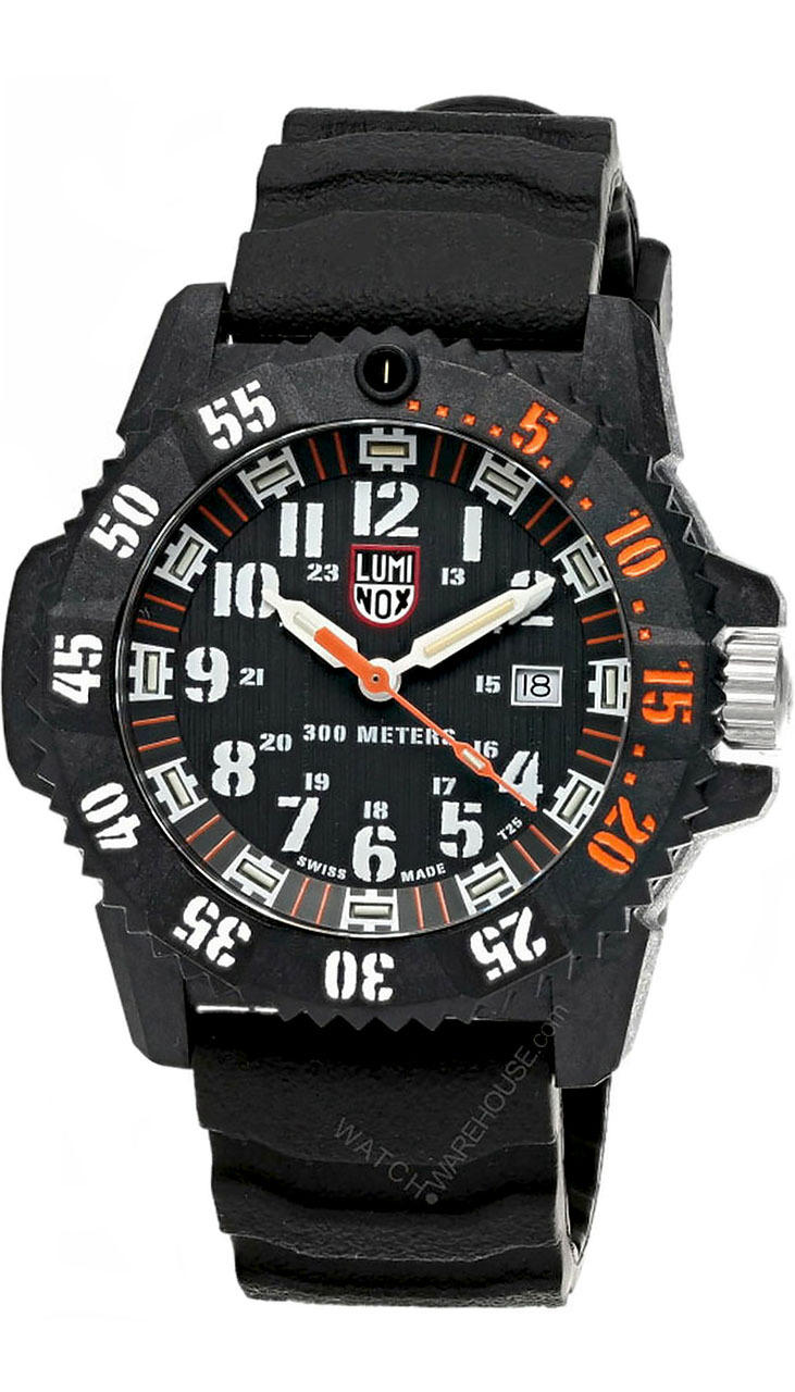 LUMINOX Master Carbon Seal 46MM Black Strap Men's Watch XS.3801.C.SET Questions & Answers